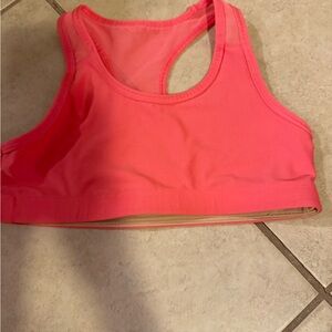 Pink Sports Bra